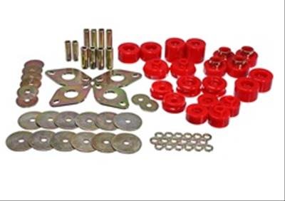 Energy Suspension 00-02 Toyota 4-Runner 2WD/4WD Red Body Mount Bushing Set