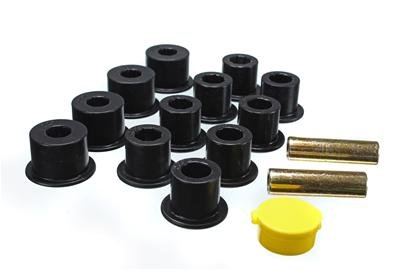Energy Suspension 6/86-97 Nissan 720 & Hardbody Pickup 2WD Black Rear Leaf Spring Bushing Set thumbnail 1