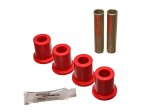 Energy Suspension 80-96 Ford Bronco / F150 / F250 / F350 Red Rear 4WD Frame Shackle Bushings Set thumbnail 3