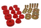 Energy Suspension 73-80 GM 1/2 Ton C-10/C1500 Pick Up 2WD Red Body (Cab) Mount Set thumbnail 9