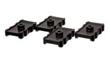 Energy Suspension 73-78 Chrysler Black Leaf Spring Isolator Set w/ Ribbed Sides thumbnail 4