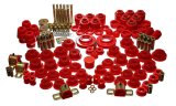 Energy Suspension 97-06 Jeep Wrangler TJ (w/ 1in Body Lift Kit) Red Hyper-Flex Master Bushing Set thumbnail 2