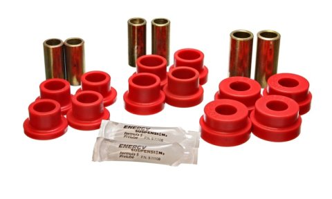 Energy Suspension 64-75 BMW 2002 Red Front Control Arm Bushing Set thumbnail 3