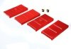 Energy Suspension 67-69 Camaro / 62-74 Nova/Chevy II / 67-69 Firebird Red Mono-Leaf Spring Isolators thumbnail 7