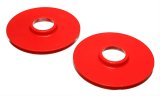 Energy Suspension 97-06 Jeep Wrangler YJ & TJ Red Rear Coil Spring Isolator Set thumbnail 1