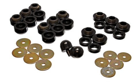 Energy Suspension 97-06 Jeep Wrangler YJ & TJ Black Body(cab) Mount Set thumbnail 4