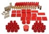 Energy Suspension 64-78 Toyota FJ40 Land Cruiser Red Hyper-Flex Master Bushing Set thumbnail 8