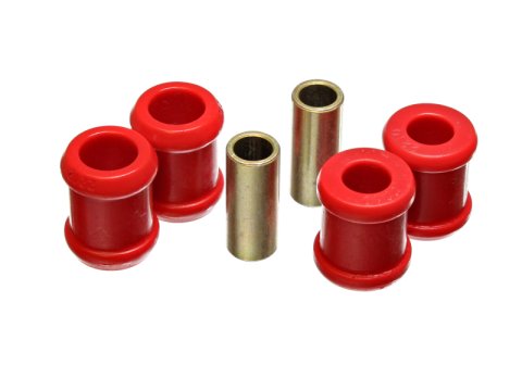 Energy Suspension 88-98 GM Silverado 1/2 Ton C-10/C1500 P/U 2WD Red Rear Shock Bushing Set thumbnail 2