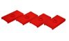 Energy Suspension 62-80 MG MGB Red Rear Leaf Spring Pad Set thumbnail 7
