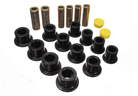 Energy Suspension 00-04 Ford Excursion 4WD / 99-04 F250/F350 4WD Black Front Leaf Spring Bushing Set thumbnail 5