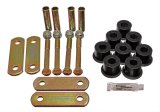 Energy Suspension 67-69 Chevy Camaro w/ Mono-Leaf Springs Black H-Duty Shackle Set (Inc Hardware) thumbnail 1