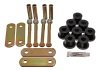 Energy Suspension 67-69 Chevy Camaro w/ Mono-Leaf Springs Black H-Duty Shackle Set (Inc Hardware) thumbnail 8