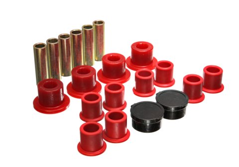 Energy Suspension 98-11 Ford Ranger Red Rear Leaf Spring Bushing Set thumbnail 3