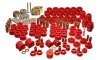 Energy Suspension 07-11 Jeep JK 4dr Red Hyper-Flex Master Bushing Set thumbnail 7