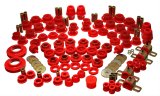 Energy Suspension 07-11 Jeep JK 2dr Red Hyper-Flex Master Bushing Set thumbnail 1