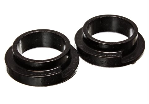 Energy Suspension Universal 2 1/8in ID 2 1/2in OD 5/8in H Black Coil Spring Isolators (2 per set) thumbnail 1