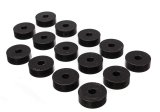 Energy Suspension 55-73 Jeep CJ5/CJ7/CJ8 Scrambler Black Body (Cab) Mount Set thumbnail 2