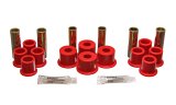Energy Suspension 8/81-96 Ford F100/F150 2WD Red Rear Leaf Spring Bushing Set thumbnail 3