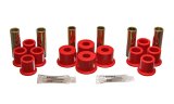 Energy Suspension 8/81-96 Ford F100/F150 2WD Red Rear Leaf Spring Bushing Set thumbnail 4