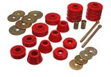 Energy Suspension 67-72 GM 3/4 Ton C-20/C2500 / 1 Ton C-30/C3500 2WD Red Body(cab) Mount Set thumbnail 5