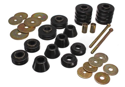 Energy Suspension 67-72 GM 3/4 Ton C-20/C2500 / 1 Ton C-30/C3500 2WD Black Body(cab) Mount Set thumbnail 5