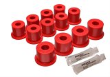 Energy Suspension 80-86 Nissan 720 & Hardbody Pickup 2WD Red Rear Leaf Spring Bushing Set thumbnail 1