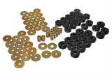 Energy Suspension 65-67 Chevy Malibu/Chevelle/Monte Carlo CONVERTIBLE ONLY Black Body Mount Set thumbnail 1