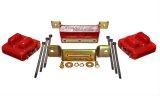 Energy Suspension 88-94 GM Blazer 4WD K Series Red Motor and Transmission Mounts; Zinc Finish thumbnail 1