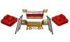Energy Suspension 88-94 GM Blazer 4WD K Series Red Motor and Transmission Mounts; Zinc Finish thumbnail 8