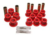 Energy Suspension 06/86-97 Nissan 720/Hardbody P/U 4WD Red Front Leaf Spring Bushing Set thumbnail 1