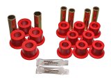 Energy Suspension 06/86-97 Nissan 720/Hardbody P/U 4WD Red Front Leaf Spring Bushing Set thumbnail 2