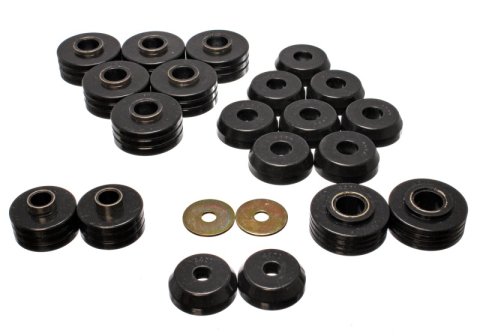 Energy Suspension 80-96 Ford Bronco 4WD Black Body Mount Set thumbnail 4