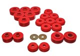 Energy Suspension 80-96 Ford Bronco 4WD Red Body Mount Set thumbnail 6