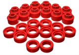 Energy Suspension 92-99 GM Denal XL/Suburban 2WD/Yukon XL 2WD Red Body (Cab) Mount Set thumbnail 1