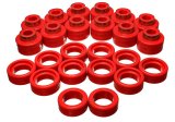 Energy Suspension 92-99 GM Denal XL/Suburban 2WD/Yukon XL 2WD Red Body (Cab) Mount Set thumbnail 3