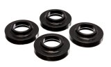 Energy Suspension 97-06 Jeep Wrangler TJ / 84-01 Cherokee Black Fr/Rear Coil Lift Isolator Set of 4 thumbnail 2