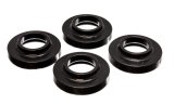 Energy Suspension 97-06 Jeep Wrangler TJ / 84-01 Cherokee Black Fr/Rear Coil Lift Isolator Set of 4 thumbnail 4