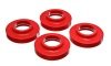 Energy Suspension 97-06 Jeep Wrangler TJ / 84-01 Cherokee Red Front or Rear Coil Lift Isolator Set thumbnail 6