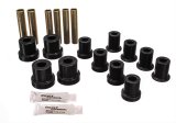 Energy Suspension 73-87 GM Denali XL/Suburban/Yukon XL 4WD Black Front Leaf Spring Bushing Set thumbnail 1