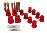 Energy Suspension 73-87 GM Denali XL/Suburban/Yukon XL 4WD Red Front Leaf Spring Bushing Set thumbnail 3