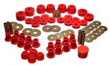 Energy Suspension 85-92 VW Golf/GTI/Jetta / 72-93 Dodge Ramcharger Red Hyper-flex Master Bushing Set thumbnail 3
