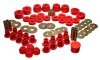 Energy Suspension 85-92 VW Golf/GTI/Jetta / 72-93 Dodge Ramcharger Red Hyper-flex Master Bushing Set thumbnail 7