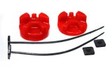 Energy Suspension 01-10 Chrysler PT Cruiser Red Lower Transmission Torque Mounts thumbnail 2