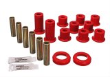 Energy Suspension 82-04 GM S-10/S-15 Pickup 2WD / 82-04 S-10 Blazer Red Rear Leaf Spring Bushing Set thumbnail 1