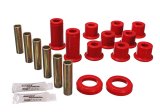 Energy Suspension 82-04 GM S-10/S-15 Pickup 2WD / 82-04 S-10 Blazer Red Rear Leaf Spring Bushing Set thumbnail 3