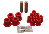 Energy Suspension 70-72 Dodge Charger (w/ 1-1/2in Main Eye) Red Rear Leaf Spring Bushing Set thumbnail 1
