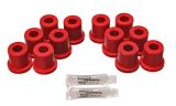 Energy Suspension 81-89 Toyota FJ40/FJ60 Landcruiser 2/4WD Red Front Leaf Spring Bushing (Set of 12) thumbnail 1