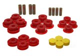 Energy Suspension 97-06 Jeep Wrangler TJ Red Rear Control Arm Bushings (Must reuse OEM Outer Shells) thumbnail 3