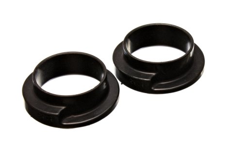 Energy Suspension Universal 2-3/16in ID 3in OD 1in H Black Coil Spring Isolators (2 per set) thumbnail 2