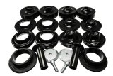 Energy Suspension 18+ Jeep Wrangler JL Black Rock-Flex 2in Adjustable Coil Spacer Set thumbnail 1